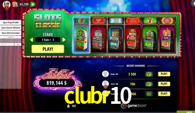 Descubra a Magia dos Jogos de Arcade no clubr10